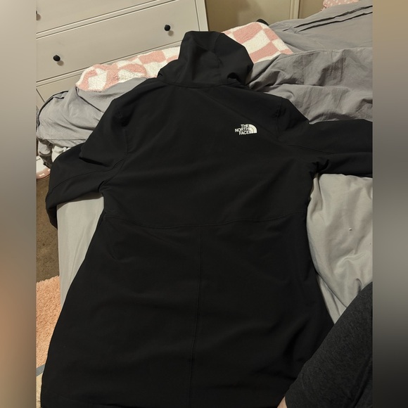 North face WindWall Fleece Lined shell Jacket with Hoodie - Picture 3 of 3